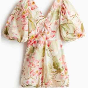 H&M Tie-Back Puffy Dress