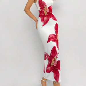 FabVerse  Women Bodycon White Ankle Length Dress