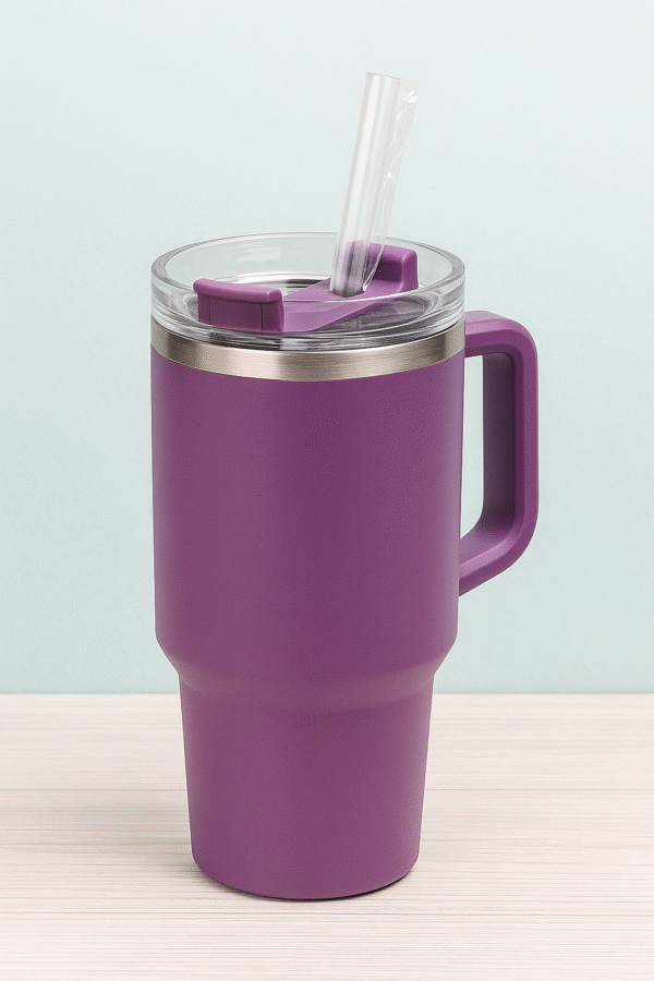 1200ml Stanley-Style Vacuum Stainless Steel Tumbler - Image 2