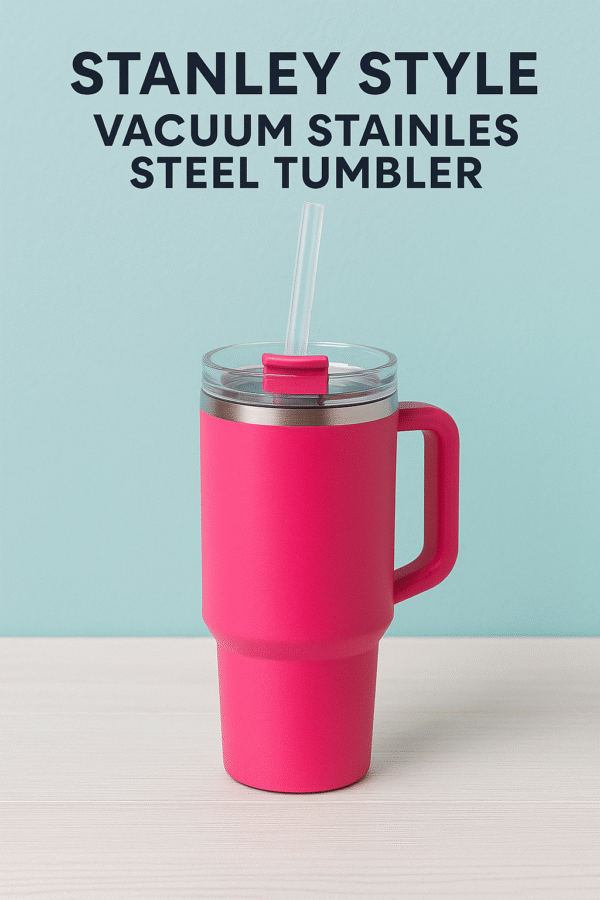 1200ml Stanley-Style Vacuum Stainless Steel Tumbler - Image 3